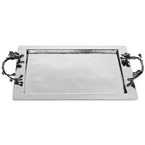 COPY - MICHAEL ARAM Black Orchid Handled Serving Tray